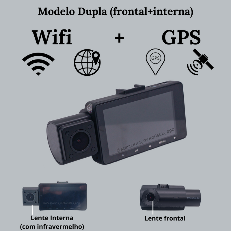 Câmera WIFI + GPS