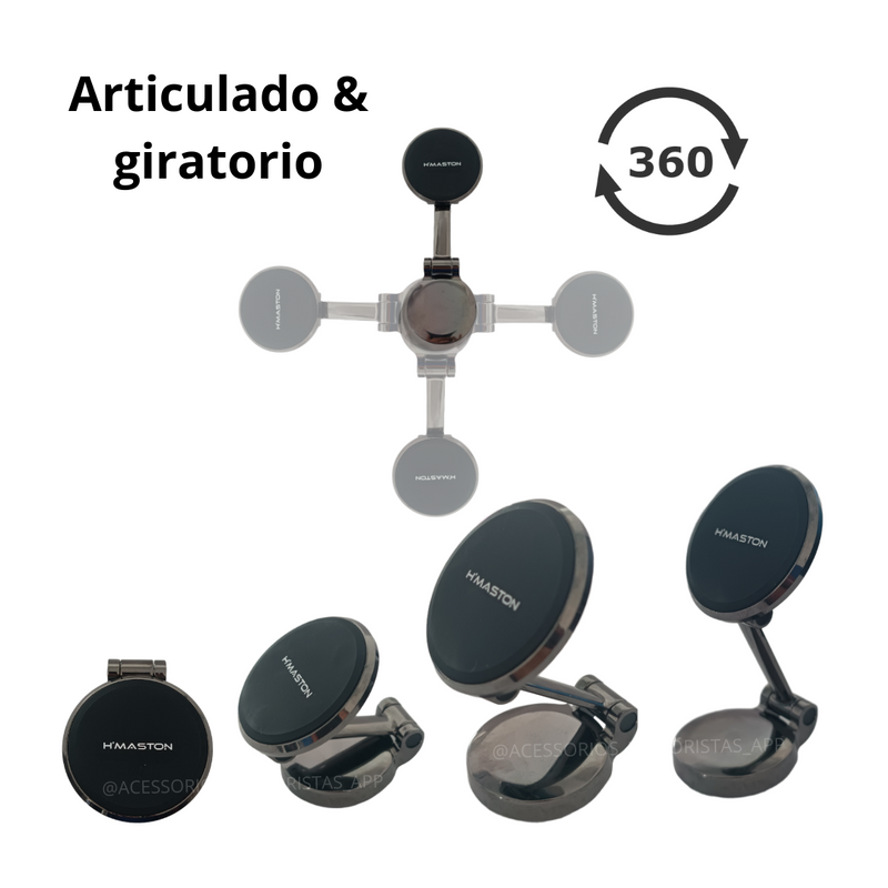 suporte articulado 360° giratório redondo