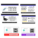 Cartão personalizado 10x17 cm