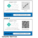 Cartão personalizado 10x17 cm